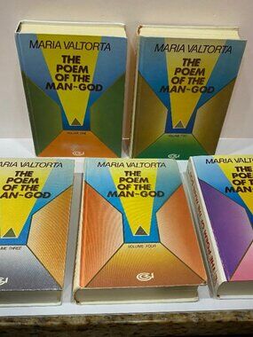 The Poem of The Man God Complete 5 Volume Set Maria Valtorta Volumes 1-5
